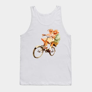 Old Couple Bicycling Tank Top